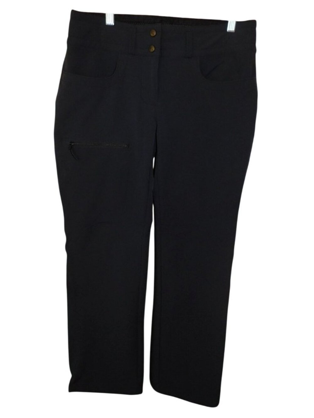 Lolé Size 6 Navy Blue Athletic Pants Wicking Stretch Adjustable Waist Hiking